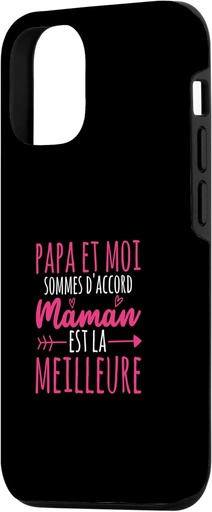 Husa pentru iPhone 12/12 Pro Ziua Mamei Mom Is The Best