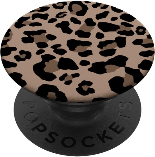 imprimeu leopard imprimeu elegant ghepard maro bej neutru PopSockets Adhesive PopGrip