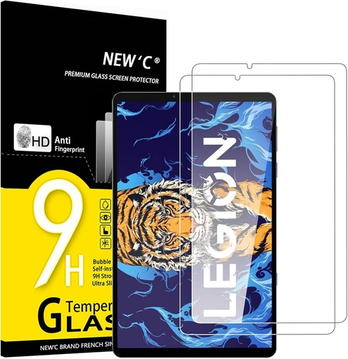 NEW'C 2 pachete, protectie de ecran din sticla securizata pentru Lenovo Legion Y700, duritate 9H, protectie de ecran HD, 0,33 mm ultra-clar