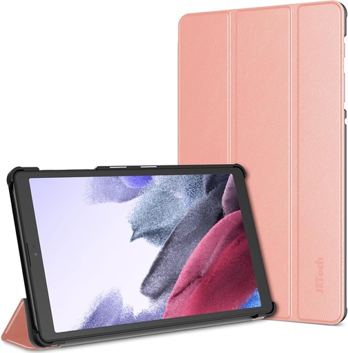 Husa JETech pentru Samsung Galaxy Tab A7 Lite de 8,7 inchi (SM-T227, SM-T225, SM-T220), husa de protectie subtire cu suport dur (aur roz)