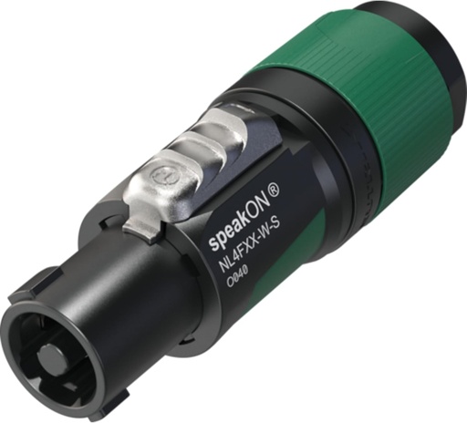 NEUTRIK NL4FXX-W-S speakON a 4 poli