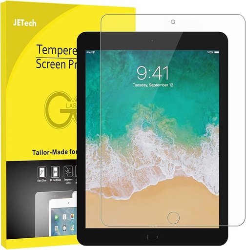 Protector de ecran JETech pentru iPad Pro 12.9 (model 2017/2015, a 2-a/1-a generatie), folie de protectie din sticla securizata