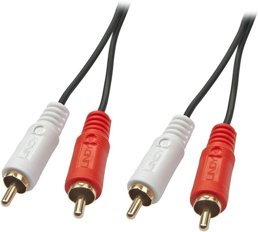 LINDY 35661 - Audiocabel Stereo-Cinch, Stecker/Stecker - 2m
