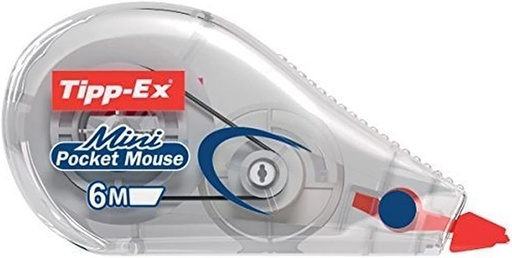 Tipp-Ex Bandă corectoare Mini Mouse de buzunar, 6 m x 5 mm, 1 pachet, ideal pentru birou, birou sau școală