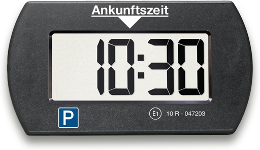 Neediteaza discul electronic de parcare Park Mini | Disc de parcare electrica automata aprobat de Autoritatea Federala de Transport Auto | Parchimetru digital cu 2 afisaje | Functionalitate maxima intr-un format minim