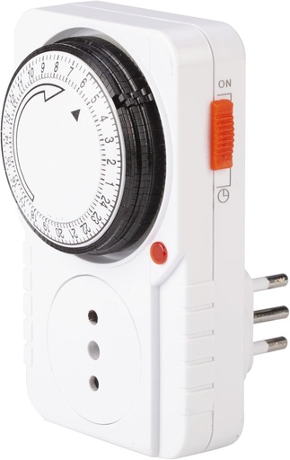 POLY POOL - PP1407XAM Cronometru de zi 250V, cronometru programabil pentru prize electrice controlate in timp, cronometru pentru priza cu ciclu zilnic, culoare alb