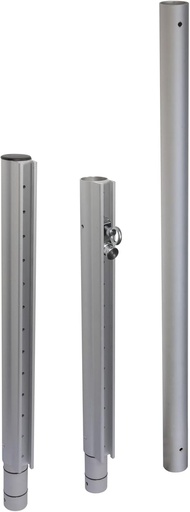 Catarg Windhager Premium, catarg reglabil pe inaltime, stalp pentru panza, catarg din otel, stalp de sustinere pentru panze, rezistent la rugina, inaltime max. 242,5 cm, 10703