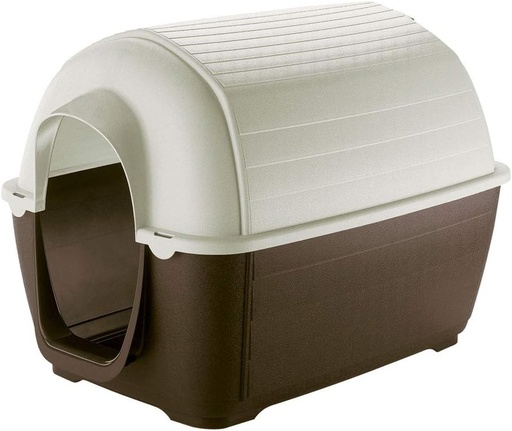 Canisa de exterior Ferplast KENNY 05, rezistenta la socuri si UV, sistem de scurgere a lichidelor, grila de ventilatie, detasabila pentru curatare, 70 x 100,6 x h 70,5 cm