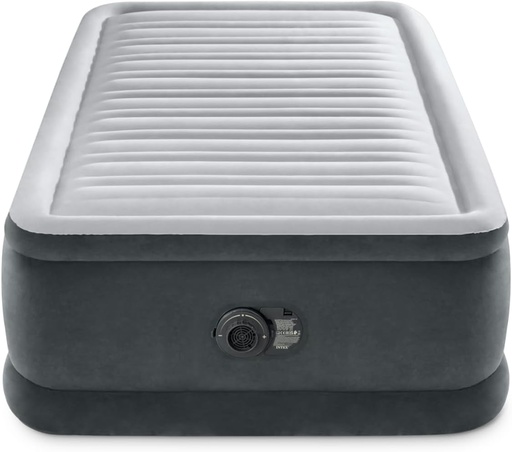 Intex 64412ND - Saltea individuală înălțată Dura-Beam Comfort Plush, 99x191x46 cm, gri