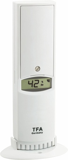 Transmitator TFA Dostmann Weatherhub Thermo-Hygro, 30.3312.02, SmartHome, precizie ridicata, L 43 (76) x L 23 (56) x H 160 (164) mm