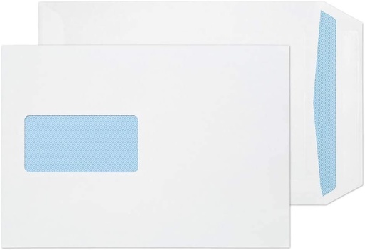 Plicuri pentru fereastra Blake Purely Everyday C5 229 x 162 mm 90 g/m² (13084) alb - Cutie de 500