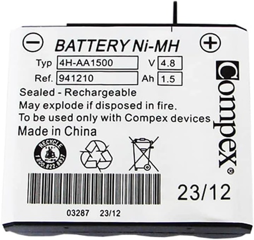 Compex 941210 - Baterie de schimb, culori asortate