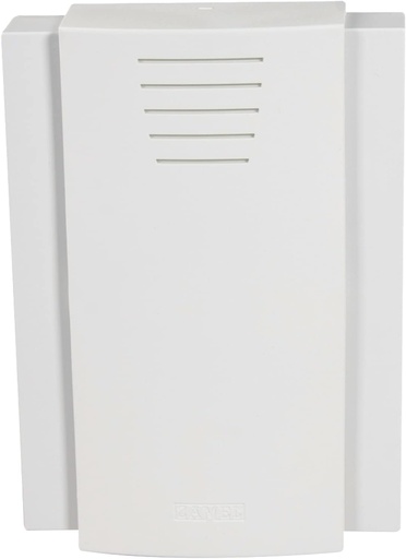 Soneria de usa SUNDI cu transformator incorporat Sonerie 230 V Plastic Metal Alb Largo, Weib