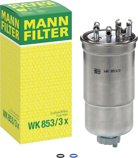 MANN-FILTER WK 853/3 X Filtru de combustibil – Set de filtru de combustibil cu etanșare/set de etanșare – Pentru mașini
