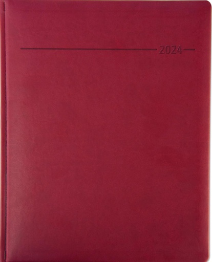 Manager Timer Tucson red 2024 - Executive Timer 21,7x26,6 cm - 1 saptamana 2 pagini - 160 pagini - Coperta Tucson - Alpha Edition