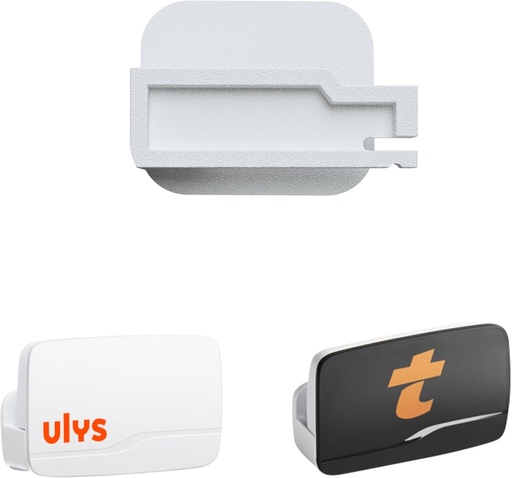 Suport parbriz Telepeage - pentru ulys - pentru Bip & Go - control taxare - autoadeziv autostrada - atasare ecuson Telepeage Slim