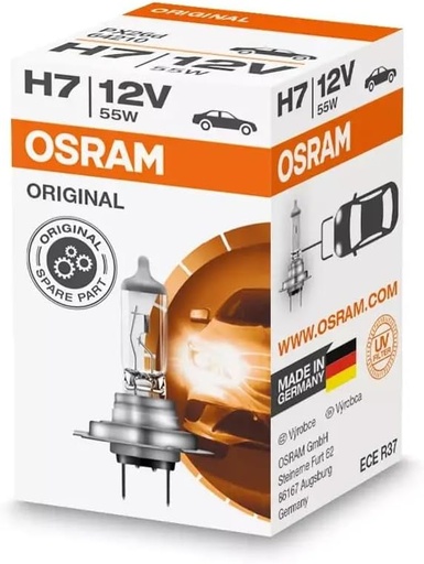 Osram ORIGINAL H7, bec far cu halogen, 64210, autoturism 12V, cutie plianta (1 bucata)