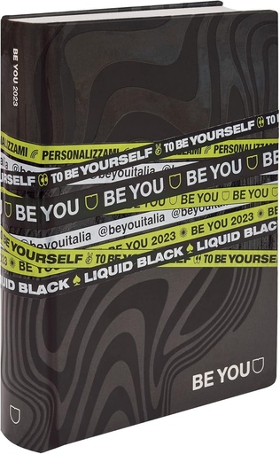 Jurnal Be You Color 2022, 16,5x12,5cm, Colectia 22/23, pentru cei care vor sa aiba mai multa culoare in viata, Color Liquid black, BE9Q7300, Giochi Preziosi