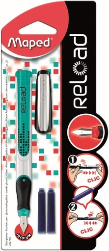 Maped M222710 - Rezerva pentru stilou clasic, culori asortate