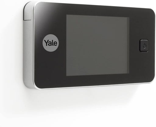Vizualizator electronic digital de usi Yale 45-0500-1432-00-60-01, argintiu, vizualizare live, camera foto de inalta calitate, unghi de vizualizare 105°, inlocuieste vizualizatorul mecanic de usi