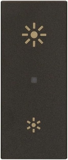 Vimar 30135.G Dimmer universal Linie de taiere in faza, cu control ON/OFF si reglare cu butoane incorporate sau din mai multe puncte cu NU butoane