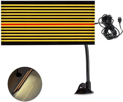 Benzi reflectorizante LED GS PDR, instrument pentru repararea daunelor provocate de grindina cu cablu lung de 5 m, USB si lumina galbena stralucitoare