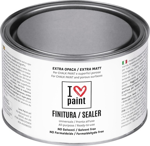 Finisaj de vopsea cu creta, mata, transparenta, 375 ml - Protectie extra lavabila, rezistenta la zgarieturi pentru toate suprafetele poroase - Fara solventi si formaldehida - Profesional, inodor, pe baza de apa