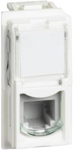 Conector RJ11 Bticino Living Now (4/6) K10, alb