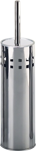 Perie de toaleta GEDY G-Oriente cromata, Dimensiuni si greutate: 37X9,5X9,5 CM & 0,356 KG, Perie de toaleta din otel inoxidabil, Perie de toaleta proiectata de R&S Gedy, 