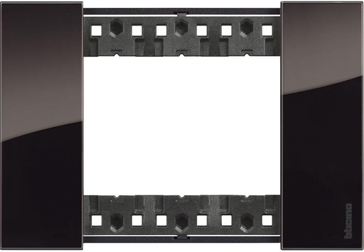 Bticino KA4803DG Living Now - farfurie cu 3 module, noapte, 124 x 50 x 10 cm