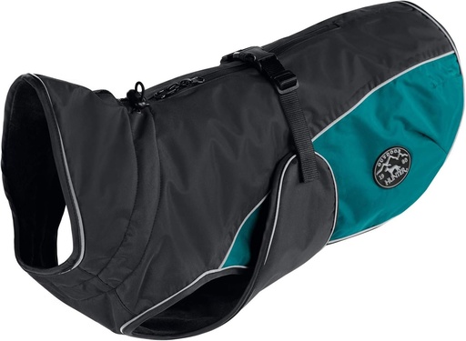 Haina pentru caine HUNTER UPPSALA COSY, culoare: antracit/gri, rezistenta la apa si vant, captuseala calda, reflectorizanta, confort optim, lavabila la 30°C, pentru zilele reci, marimea: 35