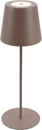 BRILONER - Lampă de masă LED fără fir cu atingere, reglabilă în trepte, reglabilă pe înălțime, lampă de noptieră, lampă de citit, lampă de camping, lampă de masă, lampă cu baterie, lampă de exterior, 36 x 10,5 cm, nisip umbra