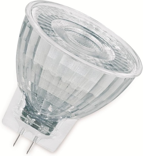 Lampa reflector OSRAM MR11 LED cu baza GU4, alb cald (2700K), spot de sticla, 4,20W, inlocuitor pentru lampa reflector 35W, LED STAR MR11 12V, alb cald