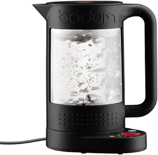 Bodum 11659-01EURO Fierbător electric Bistro, cu pereți dubli cu control al temperaturii, plastic, 19,5 x 23 x 26,5 cm, negru