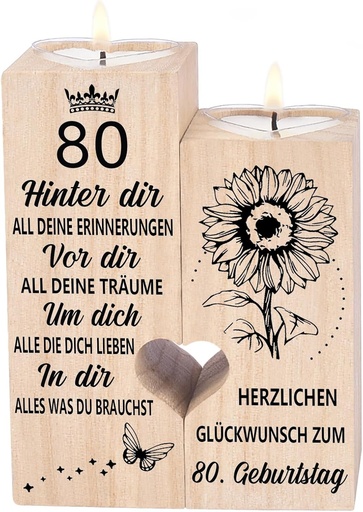 80 de ani de nastere Femeie Barbat, Sfesnic - Cadouri de 80 de ani de nastere Femei, Decorat de 80 de ani de nastere, Idei de cadouri pentru 80 de ani de nastere pentru sotie, mama, bunica, soacra