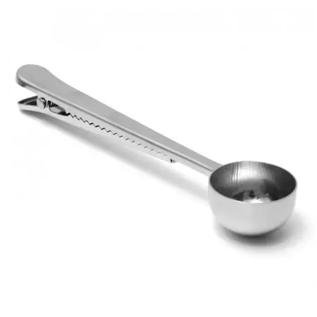Lingurita dozare cafea cu cleste pentru punga, 16 cm