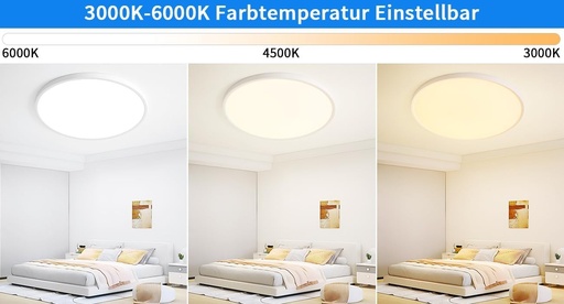 Plafoniera KOMA rotunda 30mm