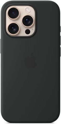 Husa din silicon Apple pentru iPhone 16 Pro cu MagSafe - Neagra