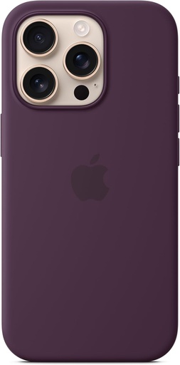 Husa din silicon Apple pentru iPhone 16 Pro cu MagSafe - Pruna