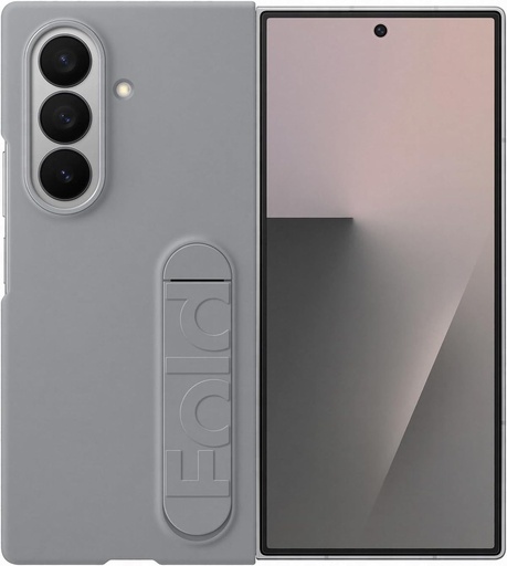 Husa de protectie din silicon Samsung EF-MF966 pentru Galaxy Z Fold7, cu prindere pentru degete, rezistenta la socuri, subtire si aderenta, gri