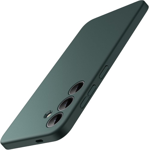 Husa JETech Slim Fit pentru Samsung Galaxy S24+ / S24 Plus 5G, protectie completa a lentilei camerei, husa de protectie subtire si moale din TPU cu finisaj mat (verde noapte)