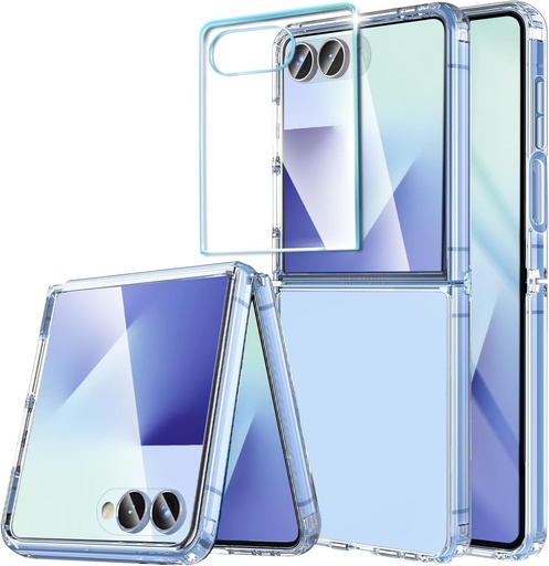 Husa Samsung Flip 7, rezistenta la socuri, antizgarieturi, transparenta, subtire, TPU, din silicon, pentru Galaxy Z Flip 7, Z Flip 7