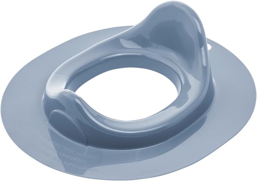 Scaun de toaleta Rotho Babydesign Bella Bambina - Scaun de toaleta pentru copii, albastru - Scaun de toaleta sustenabil pentru copii, cu design antiderapant
