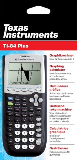 Calculator grafic Texas Instruments TI-84 Plus (afisaj cu 8 linii, memorie, vizualizari 2D) Albastru inchis