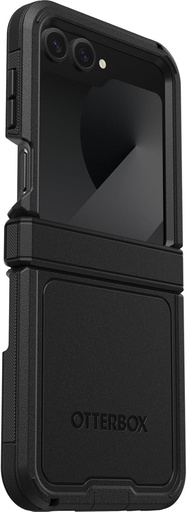 Carcasa OtterBox Defender XT pentru Samsung Galaxy Z Flip7 FE/Z Flip6, rezistenta la socuri, la caderi, ultra-robusta, carcasa de protectie, testata de 4 ori conform standardelor militare, pentru telefoane pliabile, neagra