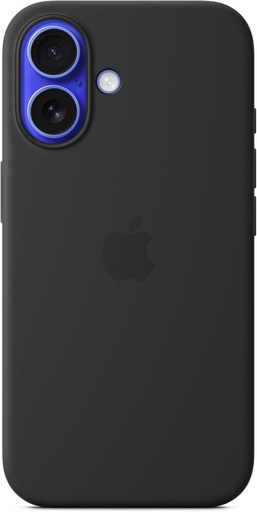 Carcasa din silicon Apple pentru iPhone 16 cu MagSafe - Neagra