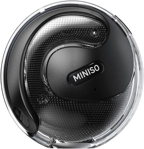 Traducator cu casti MINISO X15PRO AI, traducator de limbi AI 3 in 1, traducere online pentru 134 de limbi prin aplicatie, casti de traducere cu urechi deschise pentru invatare, calatorii, afaceri