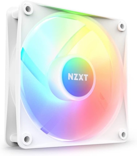 NZXT F120 RGB Core - RF-C12SF-W1 - Ventilator RGB de 120 mm montat pe hub - Presiune statica si flux de aer ridicat - Rulment hidrodinamic - Control PWM - Alb
