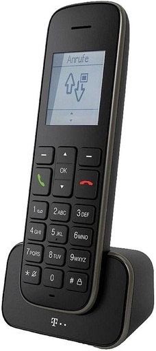 Telekom Sinus 207 Pack, telefon fix cu statie de baza DECT, negru