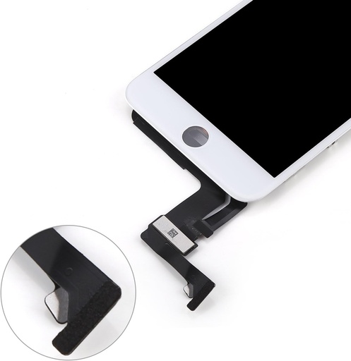 Ecran tactil LCD Brinonac pentru iPhone 7 Plus, inlocuire ecran LCD din sticla cu kit de reparare (alb, 5,5 inci)